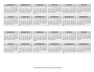 2014 Computer Monitor Calendar Calendar