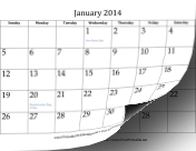 2014 Calendar (12 pages) calendar